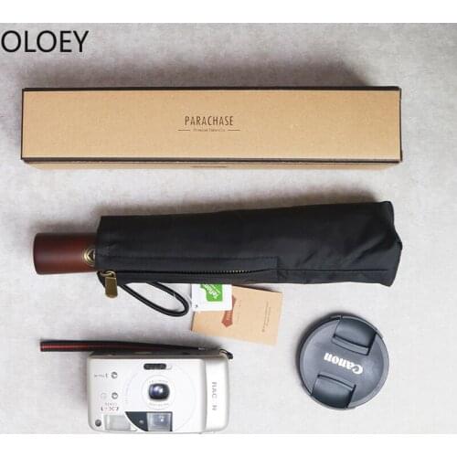 Full Automatic Umbrella Sun UV Folding Umbrella Rain Women 10 Bone Windproof Solid Men Business Umbrellas Black Large Men Gift