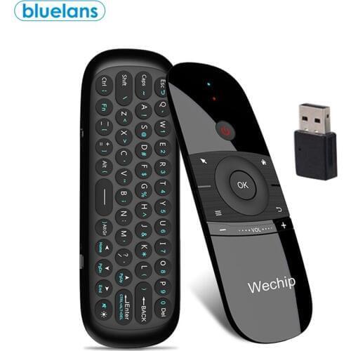 W1 2.4G Wireless Mini Keyboard Air Mouse Smart Remote Control for Smart TV Android TV Box Fire TV Multifunctional Keyboard