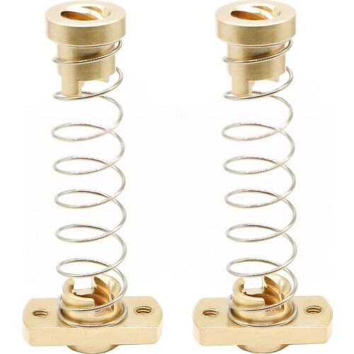 3D printer Parts T8 Lead 8MM screw cutting nut copper clearance eliminating difference nuts ladder stainless steel screw rod