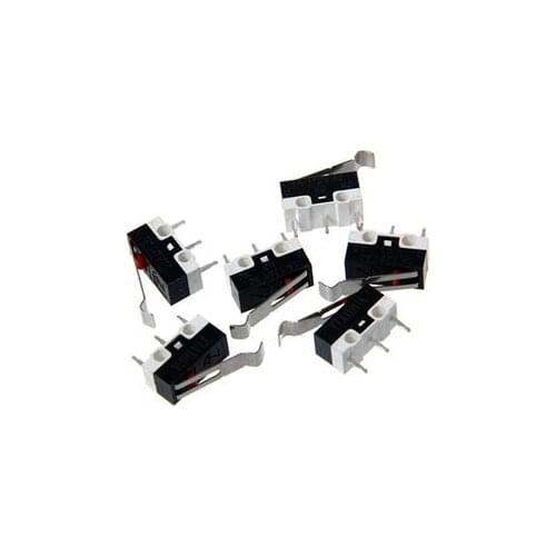 1pc Limit Microswitch With Three Straight Legs Mouse Side Key Momentary Micro Limit Switch 1A/125VAC MK7/ MK8