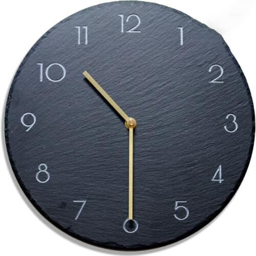 Creative Large Wall Clock Living Room Slate Modern 3d Gold Air Art Decorative Clock Household Silent Bedroom Reloj Decor SC443