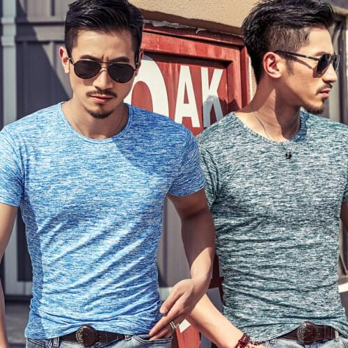 2020 Summer Men Short Sleeve Colorful Camouflage Printing Crew Neck Casual Jersey Cotton T-Shirt Comfortable Sport Fitness Tees