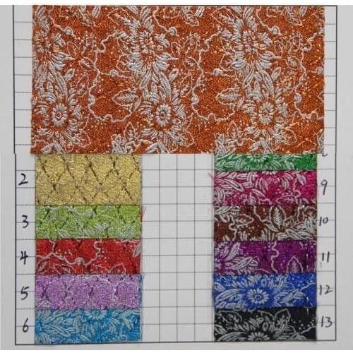 New fashion shiny artificial leather fabric flowers synthetic PU leather material wholesale