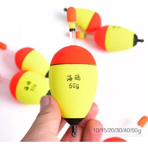 1pc Buoyancy 3g-80g Foam Fishing Float EVA Soft Boya Luminous Fishing Float Fishing Light Stick Bobber Flotador Boia Tackle