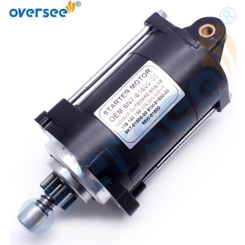 6N7-81800 Start Motor For YAMAHA Outboard Motor Parts 115-250HP 9T STARTER 6K7-81800-00 61H-81800-00 69W-81800