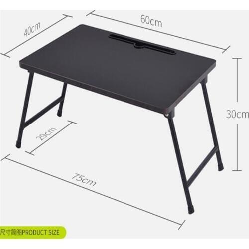 60*40CM Folding Laptop Table Lazy Notebook Table Portable Bedside Table Modern Learning Desk