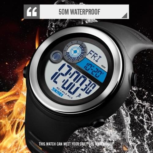 SKMEI Outdoor Compass Sport Watch Men Fashion Calorie Digital Watches Waterproof Multifunction Mens Wrist Watches Relogio