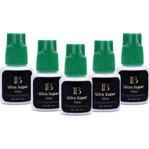 Eyelash Extension IB Ultra Super Glue 5ml Strong Adhesive Ibeauty Private Label with High Quality Long Lasting 1-2 Second Dry