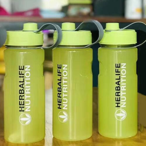 Facotry Wholesale 1000ml 6 color Purple Blue Herbalife Nutrition Portable Space bottle Custom Sports Shaker Straw Water Bottle