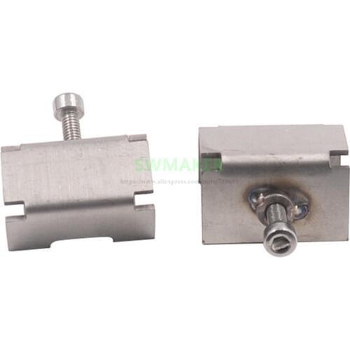 1pcs 3D printer Special heated bed glass clamp clip Stainless steel clip for Reprap 3D printer accessories parts