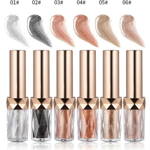 Liquid Glitter Eyeshadow Pencil Shimmer Waterproof Long-lasting Eye Makeup Accessorices Private Label