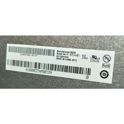 18.5 Inch M185XW01 V 2 M185XW01 V.2 M185XW01 V3 M185XW01 V.3 M185XW01 V4 M185XW01 V.4 LCD display panel 100% Test
