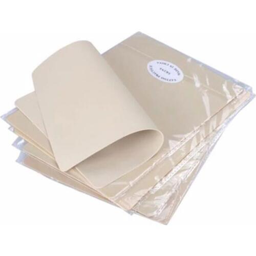10pcs/lot Permanent Makeup Tattoo Practice Skins Blank Tattoo Practice Fake Skins Best Quality Double Sided For Beginner Artists