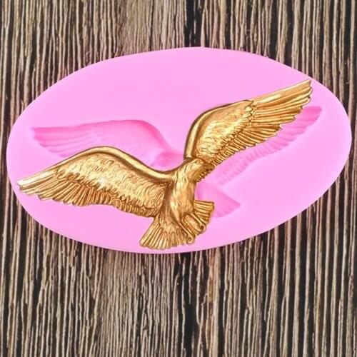 3D Seagull Bird Silicone Mold Fondant Mould Party Cake Decorating Tools Candy Polymer Clay Chocolate Gumpaste Moulds