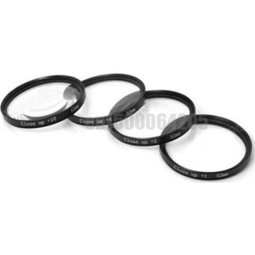 4 pcs 46mm Close up Macro +1 +2 +4 +10 SLR Lens Filter Kit Set For 46mm Lens filter Camera