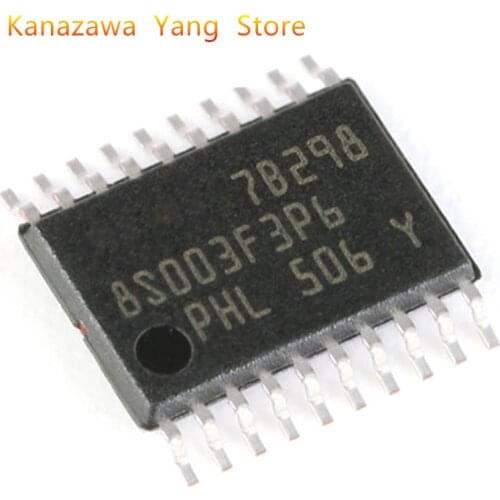 5/10Pcs STM8S Brand New STM8S003F3P6 Screen Printing 8S003F3P6 8-bit Microcontroller Chip IC 003F3P6 TSSOP20 In Stock