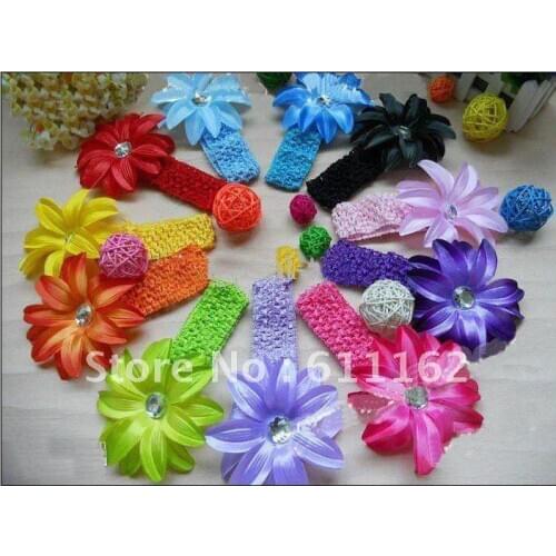500pcs lily flower hair Childrens hair adorn flower baby hair girls hair high quality New style