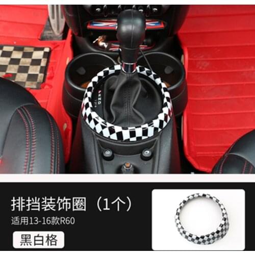 ABS Car Shift lever decoration Protection cover ring For Bmw Mini Countryman R60 Cooper S Car Interior Accessories