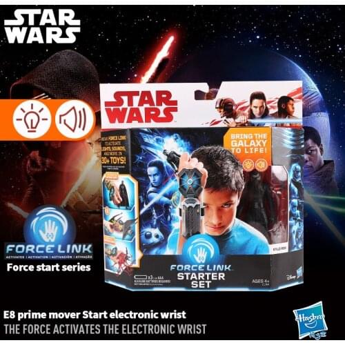 Hasbro Star Wars E8 Force Start Acousto-optic Electronic Sensor Bracelet 3.75 Karolen Doll C1364 Toy for Kid Gift Christmas