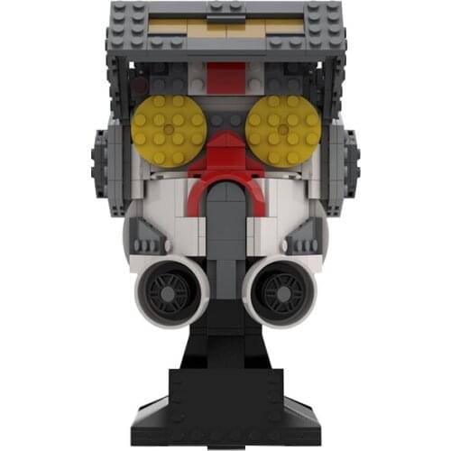 MOC Hero Characters Space Movie Series War Black Helmet Creative Building Block Model Bricks Kids Boys DIY Toys Best Gifts