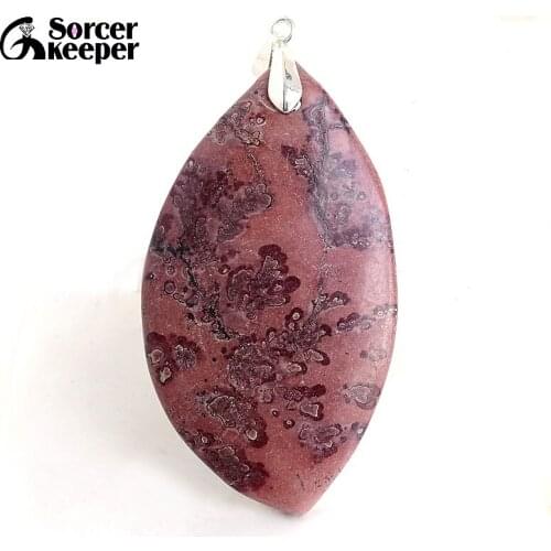 Fashion Choker Red Apache Stone Beads Natural Gem Stone Pendant Necklace Wholesale Crystal Agates For Womens Gift Jewelry HS216