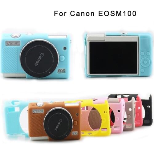 Soft Silicone Rubber DSLR Camera Case Cover Body Bag Canon EOS M100 Hot Protective 8 Color