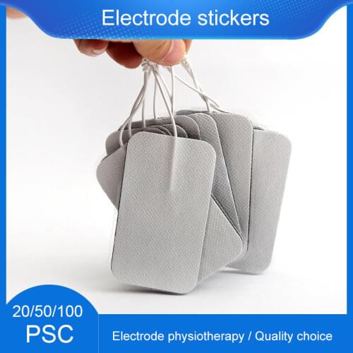 Non-woven Needle-type Electrode Pads Patch 9*5CM High Quality Massage Instrument with Non-woven Fabric with Line Patch Reusable