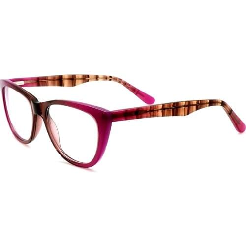 Women Personality Ultralight Full-Rim Oversized Colorful Frame Custom Made Myopia Glasses -1 to -6 Reading Glasses +1 to +4
