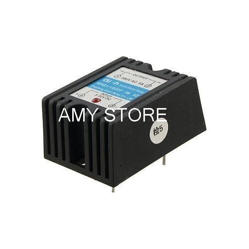 PCB 4 Pin SSR Solid State Relay in 3-32V DC Out 5A 380V AC HHG1-1/032F-38 5Z