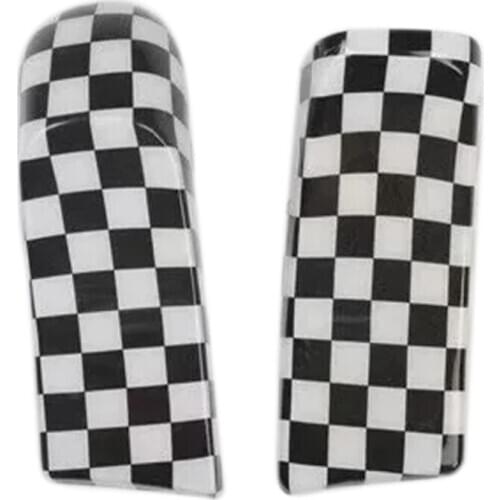 Fit for Beetle 2003-2010 Left Hand Drive 2PCS Black White ABS Car Dashboard Trim Console Panel Molding Cover