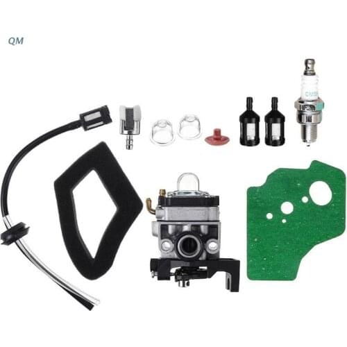 Carburetor Carb Gasket Spark Plug Fuel Line Hose Kit for honda GX25 GX35 GX 25 35 HHT35 HHT35S FG110 Trimmer Mowers Engine 13MF