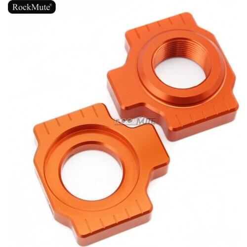 Chain Adjuster For KTM 640 LC4 Adventure R Enduro Supermoto 450 RALLY 660 SMC RALLYE FACTORY Motorcycle Regulator Sliders Orange