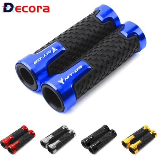 Motorcycle Handlebar Grip For Yamaha MT03 MT-03 MT 03 Handle Bar Hand Grips Accessories 2006 2007 2008 2009 2010 2011 2012