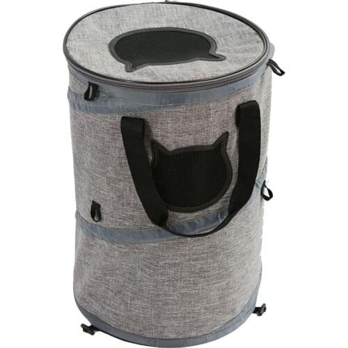 Collapsible Cat Tunnel Tube Kitty Tunnel Pet Toys Non-Slip Cat Sleeping Bed Mat Outdoor Portable Cat Travel Carrier