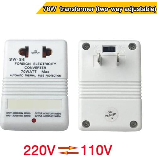 Travel adapter switching transformer, new professional charger converter 220v to 110v dual voltage to 220 converter
