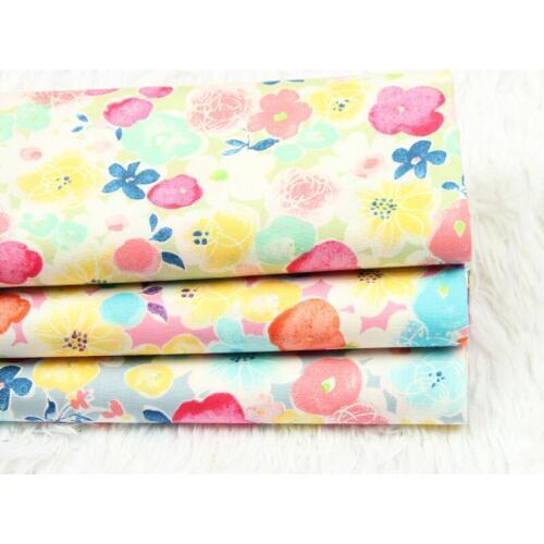 High quality thin cotton patchwork shivering fabric Handmade DIY Dress clothes cotton fabric