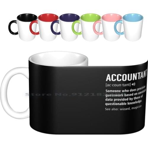 Accountant Definition Funny Accounting Noun Meaning Gift Ceramic Mugs Coffee Cups Milk Tea Mug Definition Meaning Dictionary