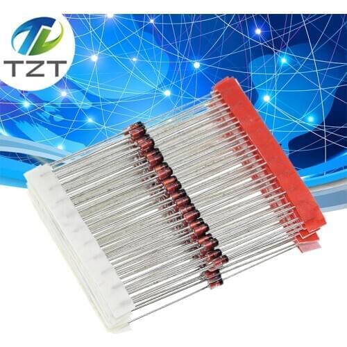 TZT 140PCS 14values*10pcs=140pcs 1W Zener diode kit DO-41 3.3V-30V component diy kit