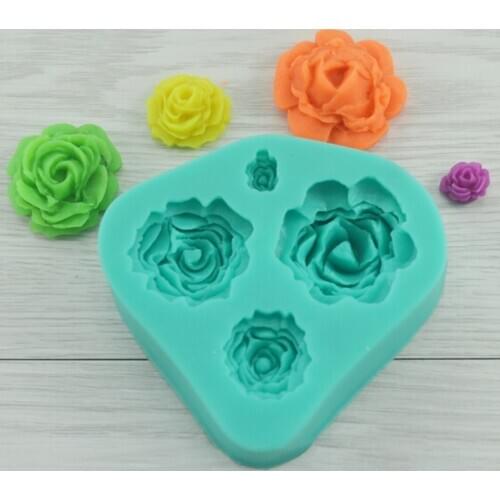 Promotional 1Pc Three Bows Chocolate Candy Jello Silicone Cake Tools Bakeware Sugarcraft Cake Decorating Tools Kitchen Gadgets