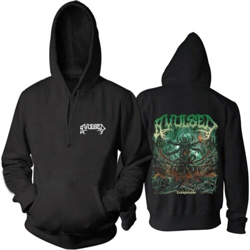 2 Designs Avulsed Rock Band Pollover Sweatshirt Rocker Soft Warm Heavy Death Metal Hoodies Sudadera Punk Fleece