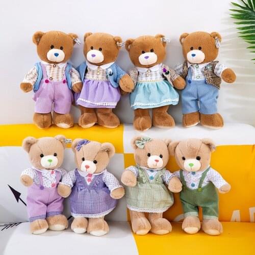 30/40CM Little Teddy Bear Doll Soft Plush Stuffed Toys Animals Cartoon Teddy Bear For Girl Boy Birthday Valentine’s Day Gift