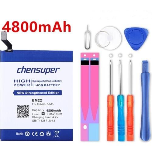 NEW BM22 Hot sale High Capacity 4800mah Mobile Phone BM22 Battery For Xiaomi 5 M5 Mi5 MI 5 Battery