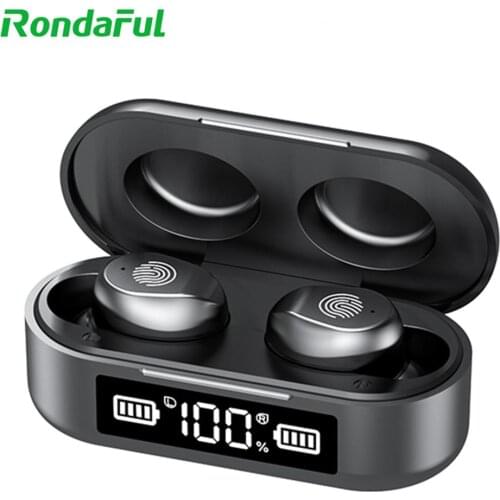 F9 Wireless Headphones For Huawei Bluetooth5.0 Headset Mini Earbuds IPX67 Waterproof Earphones with Charging Case for Tablets