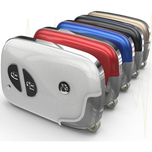 Alloy Car Key Cover For Lexus CT200H GX400 GX460 IS250 IS300C RX270 ES240 ES350 LS460 GS300 450h 460h Shell Case Interior Access