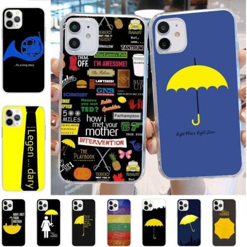 YNDFCNB how i met your mother himym Phone Case for iPhone 8 7 6 6S Plus X 5S SE 2020 XR 11 12 mini pro XS MAX