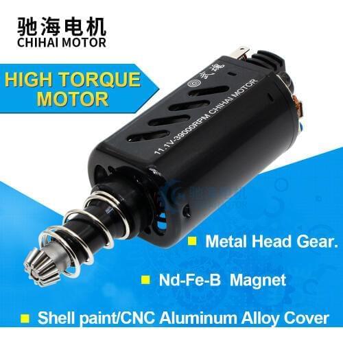 Chihai motor CHF-480WA-8513G Strong NdFeB Magnet Hollow DC With Motor Gear For XWE M4 Ver.2 Gearbox gel blaster parts TPA 19