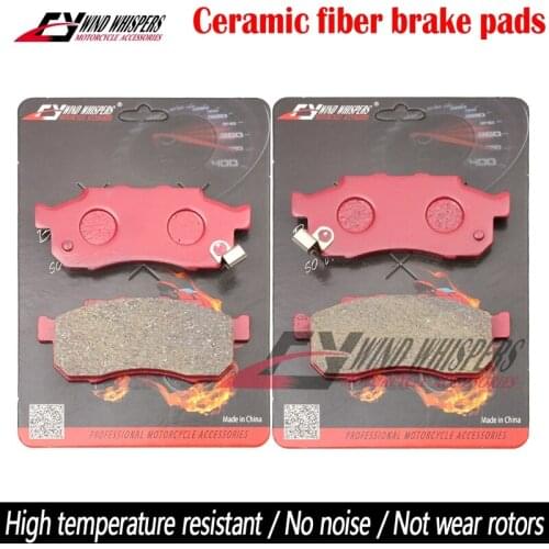 Motorcycle Ceramic Front Rear Brake Pads For Honda ATV SXS 500 M2 Pioneer (2 Seat) 2015-2017 700 M4 Pioneer (4 Seat) 2016-2018