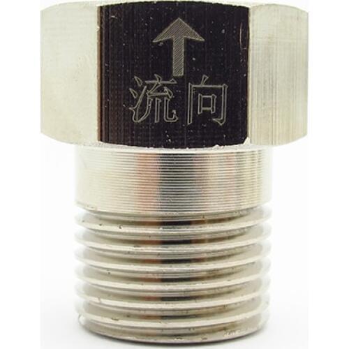 1/2" BSP Male To 1/2" BSP Female Thread Brass Check Valve One Way Non-return Valve For Water