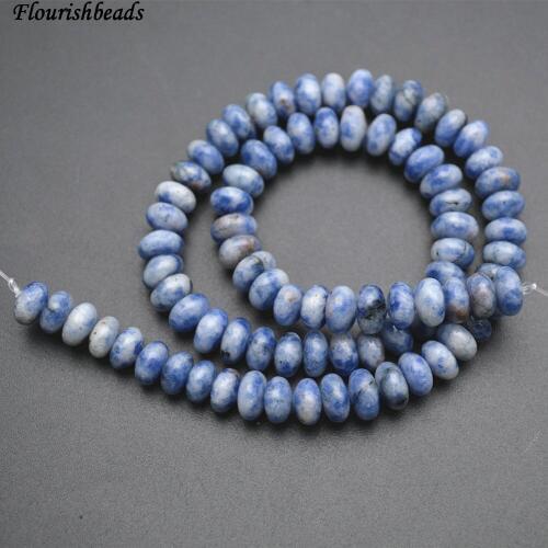 Wholesale 5x8mm Natural African Sodalite Stone Rondelle Spacer Loose Beads Fashion Jewelry making supplies 5 strands per lot