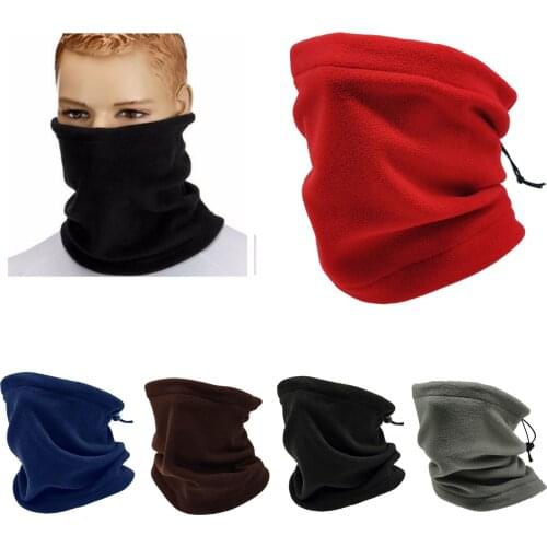 Polar Fleece Neck Tube Ear Warmer Fishing Skating Running Sport Scarf Face Mask Camping Hiking Neck Warmer Warm Cycling Headwear